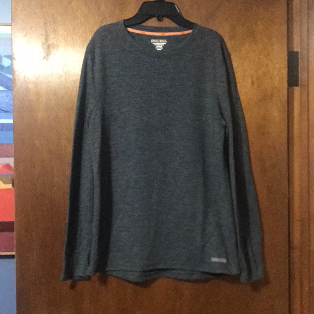 Omni wool men’s large long sleeved shirt